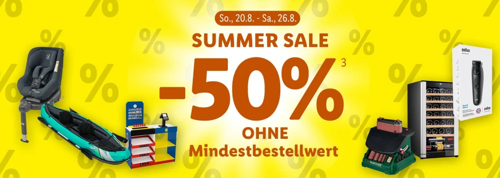 Lidl - 50% Rabatt ohne Mindestbestellwert auf bestimmte Artikel