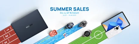 Summer Sale im Huawei Store - bis zu 47% Rabatt