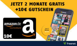 Readly 2 Monate Gratis +10€ Amazon Gutschein