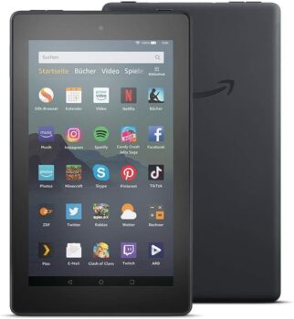 Amazon Fire 7-Tablet, Zertifiziert und generalüberholt, 7-Zoll-Display, 16 GB, Schwarz Mit Werbung nur 29,99 Euro