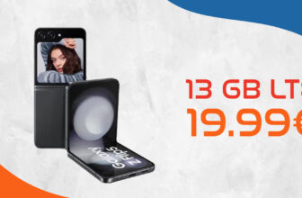 Samsung Z Flip 5 512GB für 149,95€ Zuzahlung mit 13GB LTE nur 19,99 Euro monatlich