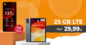 Xiaomi 13T Pro -1TB Speicherplatz- & Redmi Pad SE für 99,95€ Zuzahlung mit 25 GB 5GLTE nur 29,99 Euro monatlich - € 100,- Wechselbonus onTop