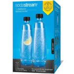 SodaStream Twinpack DUO-Glasflaschen, 1 Liter, in Schwarz, 2 Karaffen nur 9,99 Euro