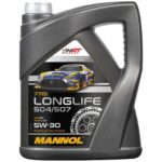 5L MANNOL 5W-30 LONGLIFE MOTORÖL 504.00 507.00 LL-04 229.51 LONGLIFE-04 5W30 ÖL nur 22,94 Euro