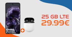 Google Pixel 8 & Google Pixel Buds Pro mit 25GB LTE5G nur 29,99 Euro monatlich