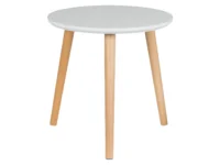 LIVARNO home Beistelltisch, aus Massivholz, Ø40cm nur 9,99 Euro