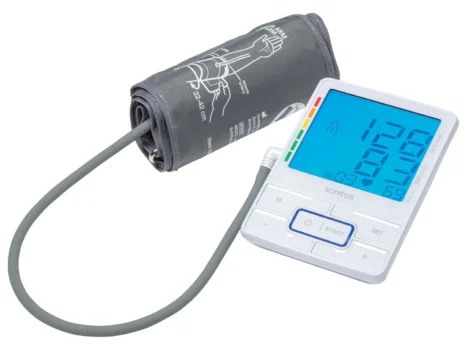 SANITAS Oberarm-Blutdruckmessgerät »SBM 47«, mit Risiko-Indikator nur 16,99 Euro