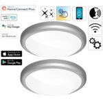 2x Hama WiFi LED Deckenleuchte 18W 120W dimmbar WLAN Deckenlampe App-Steuerung nur 17,01 Euro