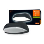 Ledvance Außenleuchte Wandlampe Endura Style Wide Dunkelgrau IP44 12W warmweiß nur 8,99 Euro