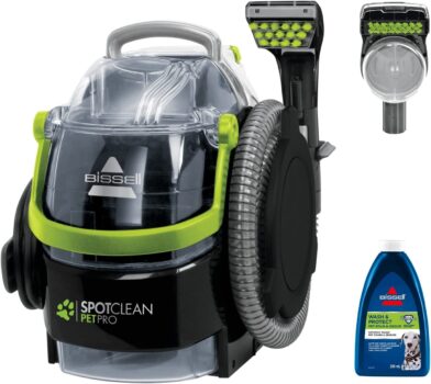 BISSELL SpotClean Pet Pro | Reiniger für Haustier-Flecken | Ideal für Teppiche, Treppen, Polster & Auto | Leistungsstarker Motor | Leicht und Kompakt | 84dB nur 189,99 Euro