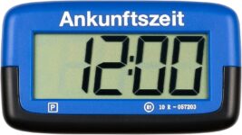 Needit Park Micro elektronische Parkscheibe mit Zulassung I Digitale Parkuhr Mikro blau mit Batterie u. Montage nur 18,99 Euro