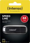 Intenso Speed Line, 64GB Speicherstick, USB-Stick 3.2 Gen 1x1 nur 4,44 Euro