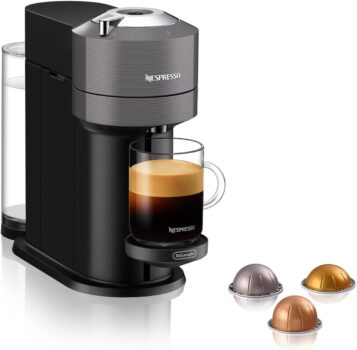 Nespresso De'Longhi ENV 120.GY Vertuo Next Kaffeekapselmaschine, 1500W nur 44,44 Euro