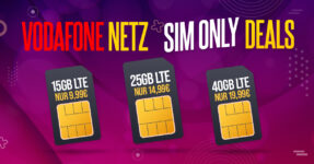 Vodafone Netz & monatlich kündbar – 15GB LTE nur 9,99 Euro – 25GB LTE nur 14,99 Euro und 40GB LTE nur 19,99 Euro monatlich