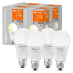 4 x Ledvance Smart+ Birne 14W = 100W E27 matt 1521lm warmweiß Dimmbar App WiFi nur 9,99 Euro