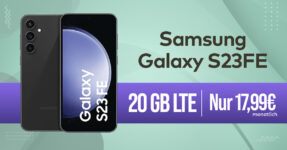 Samsung Galaxy S23 FE für einmalig 1 Euro mit 20GB LTE und 50€ Wechselbonus nur 17,99 Euro monatlich