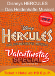 Disneys Hercules – Das heldenhafte Musical in Hamburg inkl. Übernachtung ab 119 Euro pro Person