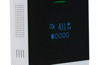 Abus CO2 Warnmelder Kohlendioxid Messgerät Warner Sensor für Innenräume AirSecure nur 19.90 Euro