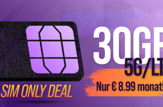 Allnet Flat 30GB im Vodafone Netz nur 8.99 Euro monatlich