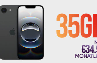 iPhone 16e mit 35GB 5G Allnet Flat Telekom Netz und 150 Euro Wechselbonus bei Rufnummernmitnahme nur 34.99 Euro monatlich