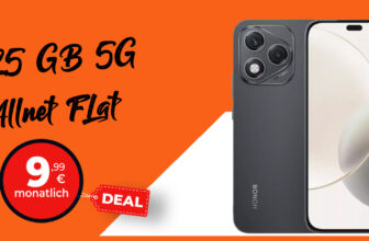 Honor 400 lite -256GB- für einmalig 1 Euro (+AG 29.99€) mit 25GB und 30 Euro Wechselbonus nur 9.99 Euro monatlich