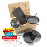 El Fuego AY 466 Dutch Oven Set, 7-teilig + 30€ Netto Filial-Gutschein nur 79,99 Euro