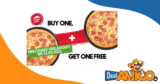 2-für-1 Pizza-Angebot auf alle Teigsorten und Beläge, im Restaurant oder zum Mitnehmen, bei Pizza Hut