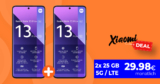 2x Xiaomi Redmi Note 13 Pro+ -512GB- & 2x 25GB 5G/LTE nur 29,98 Euro monatlich