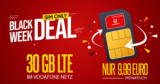 30GB LTE im Vodafone Netz nur 9,99 Euro monatlich – kein Anschlusspreis