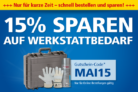 15% Rabatt Coupon auf Werkstattbedarf bei Pollin