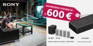 Sony Soundbar-Cashback auf Aktionsgeräte sichern