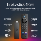Fire TV Stick 4K Max mit Wi-Fi 6 und Alexa-Sprachfernbedienung (mit TV-Steuerungstasten) nur 34,99 Euro