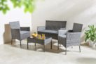 KONIFERA Gartenlounge-Set Siena, (7-tlg), 2 Sessel, 1 Bank, Tisch LxB: 70×40 cm inkl. Auflagen nur 149,99 Euro