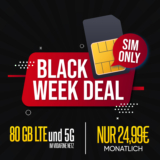 80GB LTE & 5G im Vodafone Netz nur 24,99 Euro monatlich