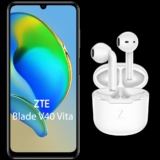 ZTE Blade V40 Vita 4GB+128GB Pine Green inklusive ZTE Buds Smartphone (6,75 Zoll, 48 MP, Triple-Kamera) nur 119 Euro