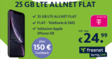 Apple iPhone XR mit 25GB LTE & 150 € Cashback & 150 € Bonus für Rufnummermitnahme für 24,99 Euro monatlich