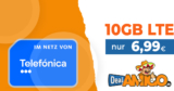 Black Week Deal – monatlich kündbar -10GB LTE nur 6,99 Euro und 15GB LTE nur 9,99 Euro monatlich