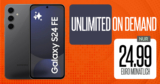 Samsung Galaxy S24 FE für einmalig 19 Euro (+AG 39.99€) mit o2 Mobile Unlimited on Demand nur 24.99 Euro monatlich