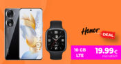 Honor 90 -512GB- & Honor Watch 4 für einmalig 29 Euro mit 10GB LTE nur 19,99 Euro monatlich