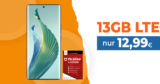 Honor Magic 5 Lite 5G & McAfee LiveSafe Attach & 30 Euro Wechselbonus mit 13GB LTE nur 12,99 Euro monatlich