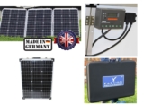 FALCON Solarkraftwerk, 180 W -tragbares Solarpanel-Kit mit dem PWM – nur 399 Euro