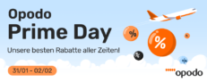 Opodo Prime Day – 3 Tage Rabatte