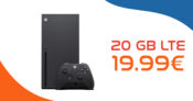 Microsoft Xbox Series X 1 TB mit 20GB LTE und 50 Euro Wechselbonus bei Rufnummermitnahme nur 19,99 Euro monatlich