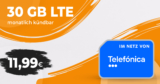 Monatlich kündbar – 30GB LTE Allnet Flat nur 11,99 Euro monatlich