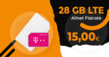 Monatlich kündbar im Telekom Netz – 28GB LTE nur 15 Euro monatlich
