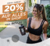 20% Rabatt auf alles** im Fitmart Shop