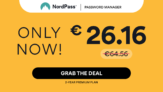 NordPass – Passwort Manager – mit bis zu 60% Rabatt – 2 Jahre nur 39,70 Euro