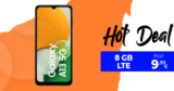 Samsung Galaxy A13 & 30€ Wechselbonus mit 8GB LTE nur 9,99 Euro monatlich