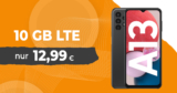 Samsung Galaxy A13 mit 10 GB LTE nur 12,99 Euro monatlich – nur 1 Euro Zuzahlung und kein Anschlusspreis