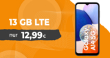 Samsung Galaxy A14 5G & 30€ Wechselbonus mit 13GB LTE nur 12,99 Euro monatlich – nur 1 Euro Zuzahlung